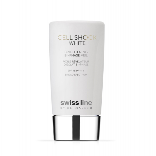 Nhũ tương chống nắng và làm trắng sáng da SPF 45 PA+++ Swissline CSW Brightening Bi Phase Veil 